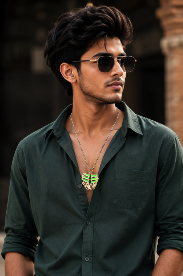 Designer Mahakal Pendant Necklace Traditional Jewellery for Men Women
