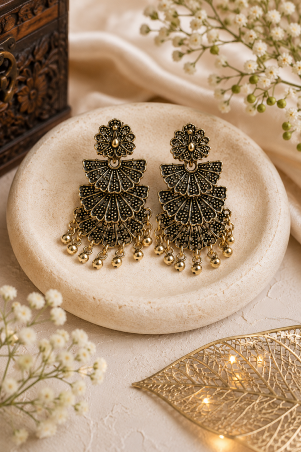 Traditional Long Earrings for Women Party Wear Artificial Jewellery