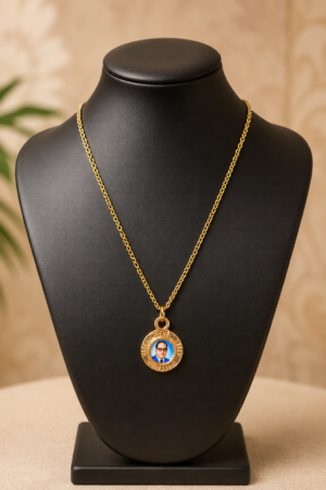 Dr. Ambedkar Locket Necklace Round Dr. Ambedkar Locket Necklace for Men and Women