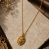 Royal Lion Pendant Artificial Jewellery Statement Necklace