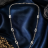 Premium Silver Finish Fashion Chain Necklace