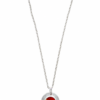 Round Double Sided 786 and Allah Pendant Necklace for Men and Women