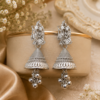 Traditional Radha Krishna Jhumka Earrings for Women