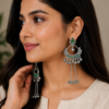 Premium Green Kashmiri Earrings Green Kashmiri Earrings for Women by SHINE GEHNA