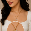 Heart Pendant Necklace for Women with Gold Finish by SHINE GEHNA
