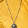 Royal Lion Designer Silver Pendant Silver Lion Necklace Artificial Jewellery Statement Pendant