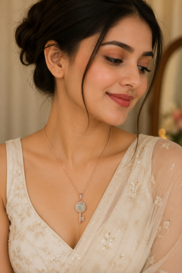 Elegant Designer Key Locket Necklace Designer Key Locket Necklace Fashion Jewellery for Women