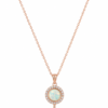 Rose Gold Finish Pendant Necklace Rose Gold Key Pendant Necklace Premium Artificial Jewellery