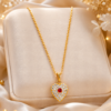 Designer Heart Pendant Necklace for Party Wear
