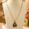 Religious Gold Finish Pendant Chain Religious Gold Finish Shiv Pendant Necklace