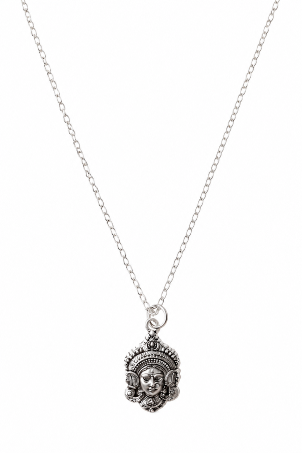 Designer Religious Mata Pendant Religious Pendant Necklace with Mata Face Design