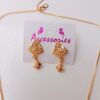 Designer Gold Pendant Set Designer gold pendant jewellery set for women