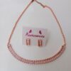 Elegant Party Wear Jewellery Set Women's Party Wear Crystal Necklace Set
