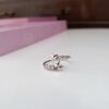 Designer Double Star Crystal Ring for Girls