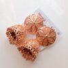 Designer Flower Jhumka Earrings Designer Rose Gold Flower Jhumka Earrings Women's Jewellery