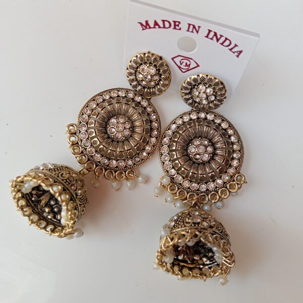 Designer Traditional Jhumka Earrings Designer Antique Jhumka Earrings Women's Jewellery
