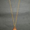 Dr. B. R. Ambedkar Pendant Necklace with Gold Tone Chain