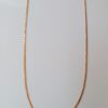 Elegant Artificial Gold Finish Chain Necklace for Women