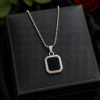 Party Wear Silver Finish Pendant Necklace for Women