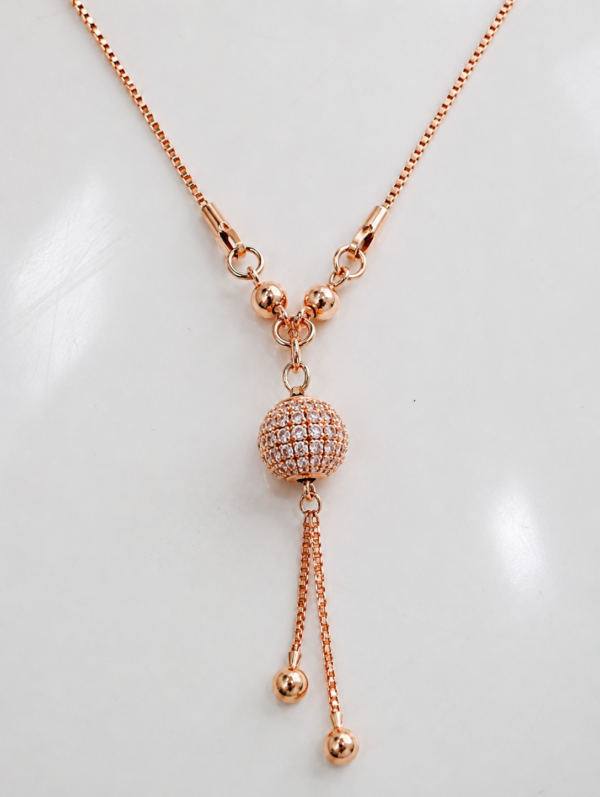 Stylish AD Pendant Necklace for Women Party Wear Artificial Jewellery