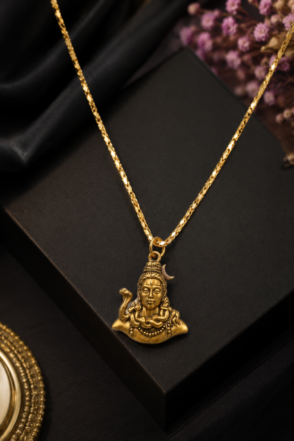Lord Shiva Religious Pendant Necklace for Men and Women