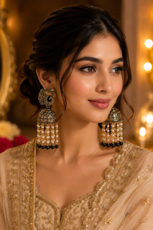 Premium Peacock Jhumka Earrings Peacock Jhumka Earrings for Women Antique Traditional Jewellery