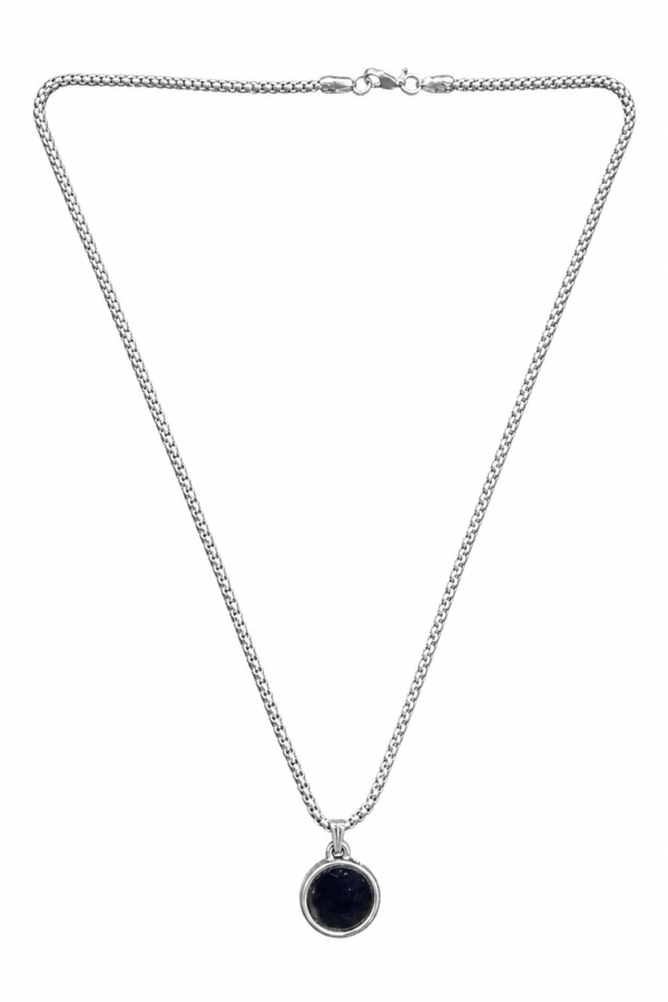 Minimal Silver Finish Jewellery Collection Premium Artificial Jewellery Silver Pendant Necklace