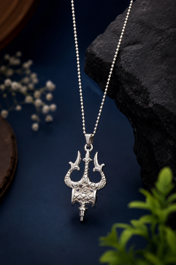 Trishul Pendant Necklace For Men And Women