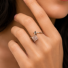 Elegant Open Star Ring for Girls and Women