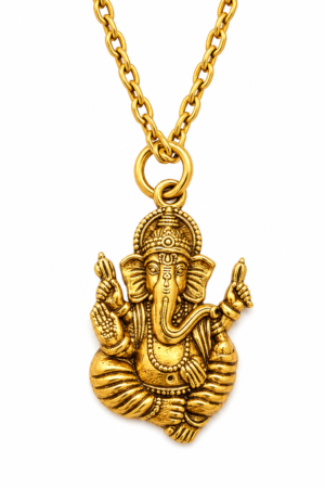 Elegant Lord Ganesha Pendant Necklace Premium Ganesha Locket Necklace For Women