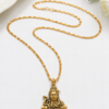 Sawan Special Mahadev Pendant Necklace with Gold Finish Chain