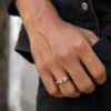 : Stylish Silver Finish Spike Ring Silver Finish Fashion Spike Ring Premium Artificial Jewellery