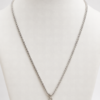 Stylish Black Square Locket Jewellery Designer Silver Finish Locket Necklace Fashion Jewellery