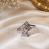 Crystal Butterfly Ring Artificial Jewellery for Women