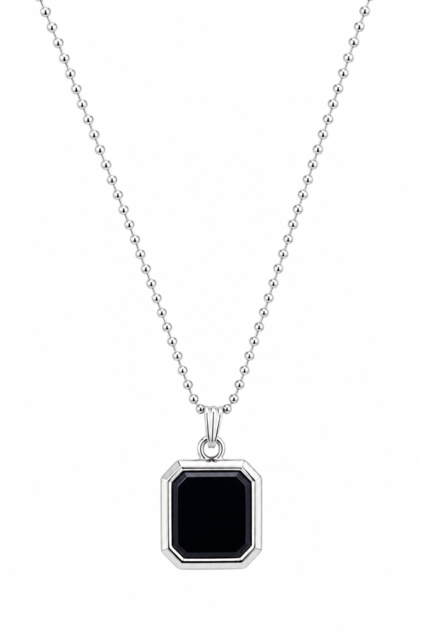 Premium Artificial Jewellery Silver Pendant Necklace Women
