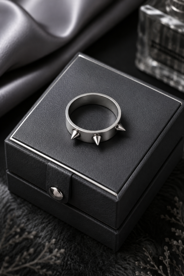 Premium Statement Spike Ring Modern Statement Spike Ring for Women and Men
