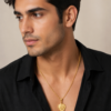 Islamic Allah Necklace Gold Pendant for Daily Wear