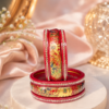 Designer Maroon Bangles Designer maroon bangles with traditional motifs and embellished borders