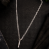 Men's Silver Bullet Pendant Necklace Men's silver bullet pendant necklace with chain