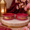Maroon Ethnic Fashion Bangles Maroon ethnic fashion bangles for festive Indian outfit styling