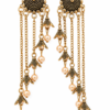 Gold Tone Hanging Pearl Earrings Gold tone hanging earrings with pearl style accents
