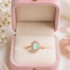 Designer Green Stone Ring Free Size Designer green stone ring for women free size